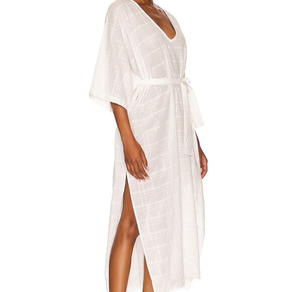 Vitamin A - Cannes Caftan in White - Picture 2 of 8